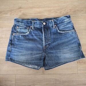 Buck Mason Blue Denim Shorts 26